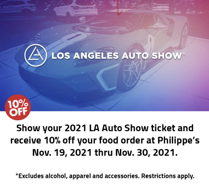 Philippe's Partners with LA Auto Show